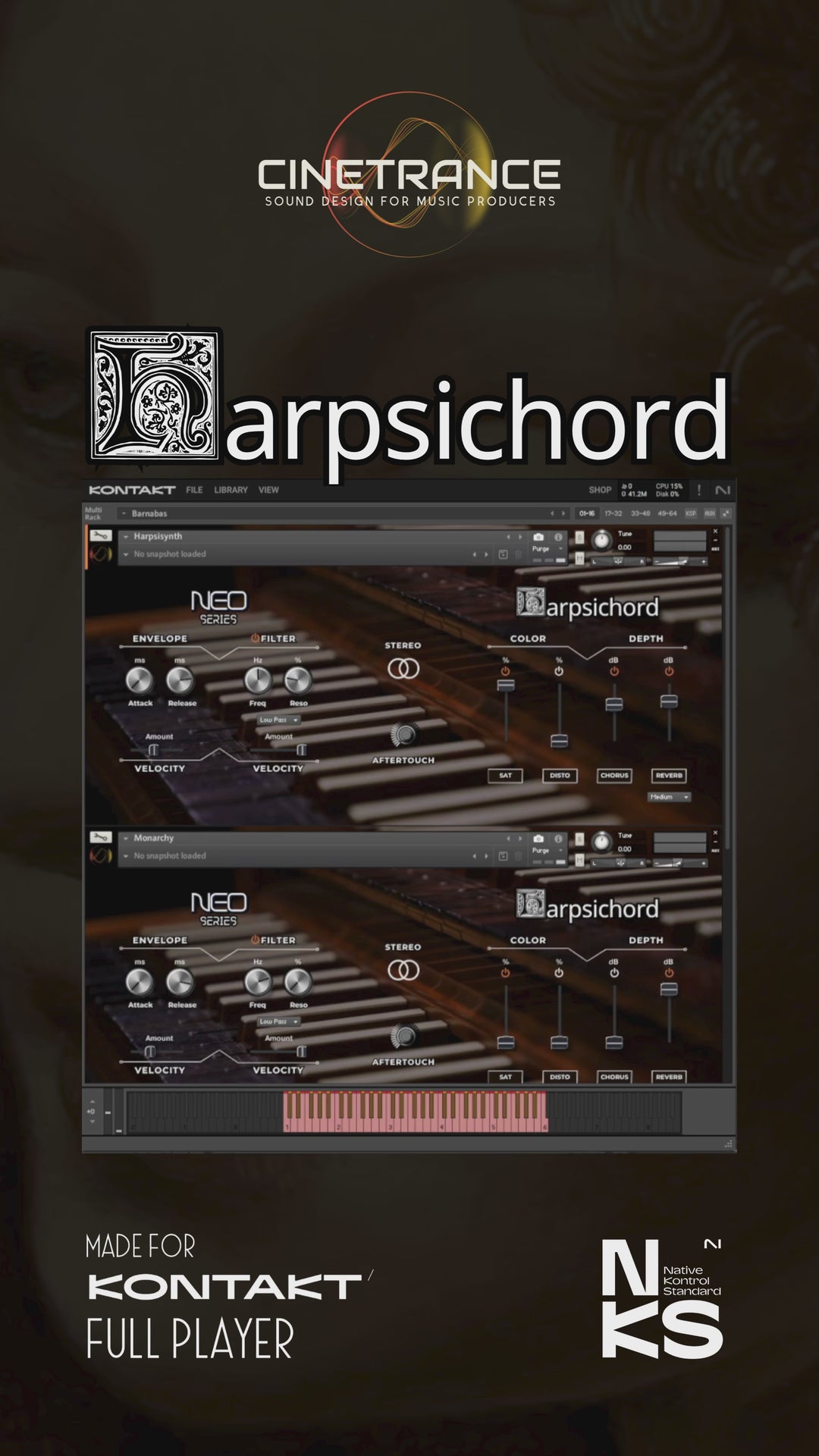NEO Harpsichord – CineTrance